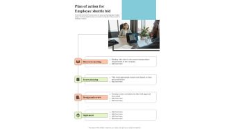 Plan Of Action For Employee Shuttle Bid One Pager Sample Example Document