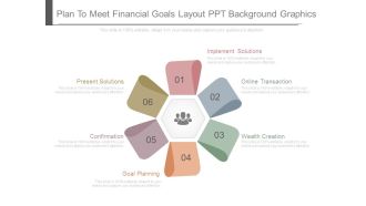 Plan To Meet Financial Goals Layout Ppt Background Graphics