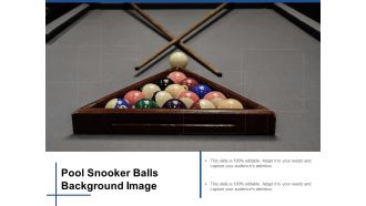 Pool Snooker Balls Background Image Ppt PowerPoint Presentation Model Examples Cpb