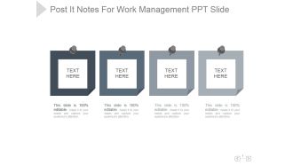 Post It Notes For Work Management Ppt PowerPoint Presentation Themes