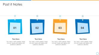 Post It Notes Ppt PowerPoint Presentation Gallery Portfolio PDF