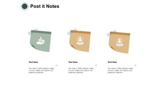 Post It Notes Process Ppt PowerPoint Presentation Layouts Icon
