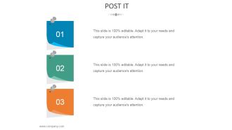 Post It Ppt PowerPoint Presentation Gallery Templates