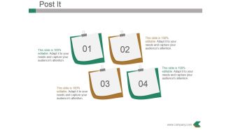 Post It Ppt PowerPoint Presentation Ideas Inspiration
