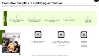 Predictive Analytics In The Age Of Big Data Predictive Analytics In Marketing Automation Ideas PDF