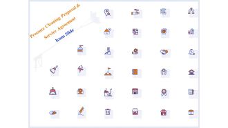 Pressure Cleaning Proposal And Service Agreement Icons Slide Clipart PDF