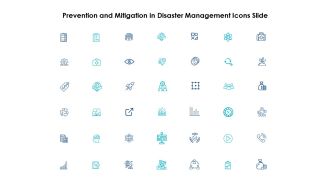 Prevention And Mitigation In Disaster Management Icons Slide Ppt PowerPoint Presentation Model Styles