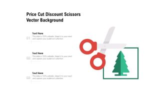 Price Cut Discount Scissors Vector Background Ppt PowerPoint Presentation File Picture PDF