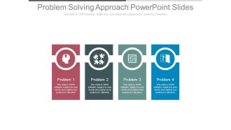 Problem Solving Approach Powerpoint Slides