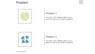 Problem Template 1 Ppt PowerPoint Presentation Information