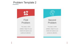 Problem Template 2 Ppt PowerPoint Presentation Professional Slides