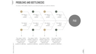 Problems And Bottlenecks Slide Ppt PowerPoint Presentation Graphics