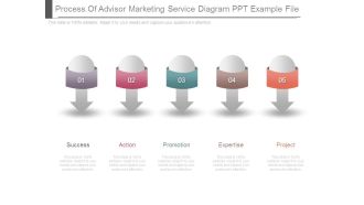 Process Of Advisor Marketing Service Diagram Ppt Example File