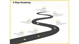 Producing Video Content 6 Step Roadmap Ppt Pictures Background Designs PDF