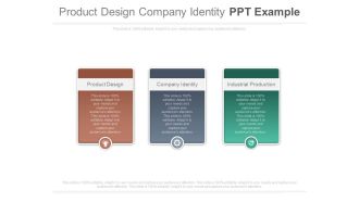 Product Design Company Identity Ppt Example