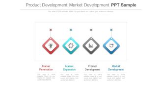 Product Development Market Development Ppt Sample