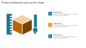 Product Development Plan Icon For Design Template PDF