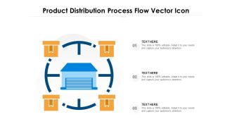 Product Distribution Process Flow Vector Icon Ppt PowerPoint Presentation Gallery Good PDF