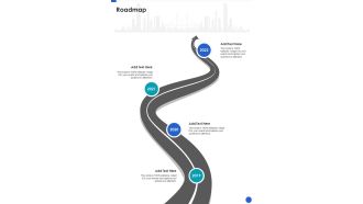 Product Inauguration Occasion Proposal Roadmap One Pager Sample Example Document