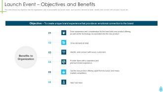 Product Kick Off Strategy Launch Event Objectives And Benefits Ppt Show Example Introduction PDF