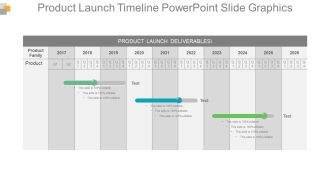 Product Launch Timeline Powerpoint Slide Graphics