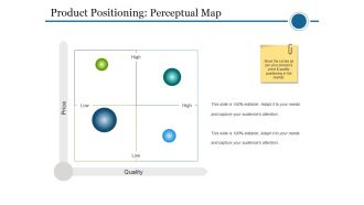 Product Positioning Perceptual Map Ppt PowerPoint Presentation Show Microsoft