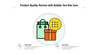 Product Quality Feedback With Chat Bubble Vector Icon Ppt PowerPoint Presentation File Clipart PDF