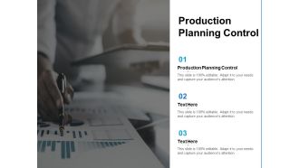 Production Planning Control Ppt PowerPoint Presentation Model Format Cpb