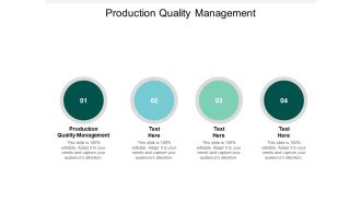 Production Quality Management Ppt PowerPoint Presentation Files Cpb