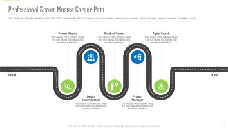 Professional Scrum Master Career Path Ppt Icon Slide Download PDF