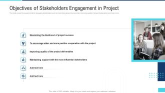 Profitable Initiation Engagement Process Objectives Of Stakeholders Engagement In Project Sample PDF