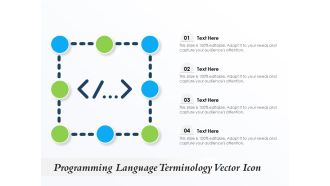 Programming Language Terminology Vector Icon Ppt PowerPoint Presentation Summary Guidelines PDF