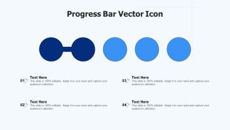 Progress Bar Vector Icon Ppt Slides Design Templates PDF