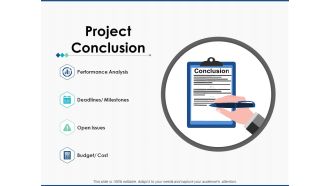 Project Conclusion Strategy Ppt PowerPoint Presentation Model Guidelines