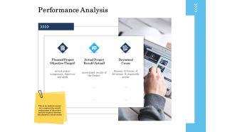 Project Deliverables Administration Outline Performance Analysis Ppt Infographics Demonstration PDF