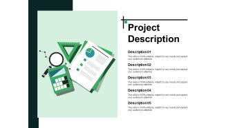 Project Description Ppt PowerPoint Presentation Summary Graphics Template