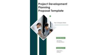 Project Development Planning Proposal Template Example Document Report Doc Pdf Ppt