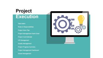 Project Execution Ppt PowerPoint Presentation Slides Backgrounds