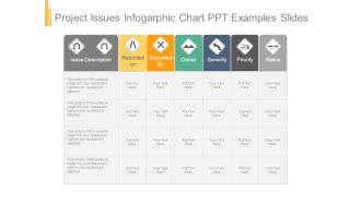 Project Issues Infogarphic Chart Ppt Examples Slides