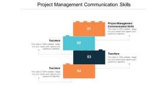 Project Management Communication Skills Ppt PowerPoint Presentation File Examples Cpb