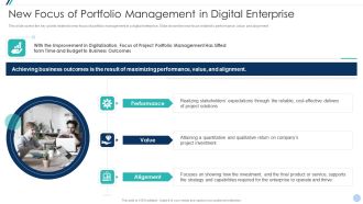 Project Management Office Change Administration Strategy Action Plan New Focus Of Portfolio Introduction PDF