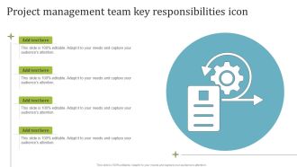 Project Management Team Key Responsibilities Icon Guidelines PDF