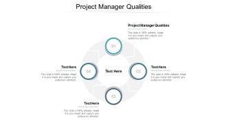 Project Manager Qualities Ppt PowerPoint Presentation Portfolio Graphics Pictures Cpb