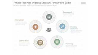 Project Planning Process Diagram Powerpoint Slides