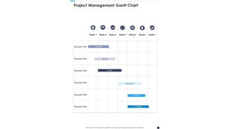 Project Proposal Solar Panel Sales Project Management Gantt Chart One Pager Sample Example Document