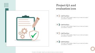 Project QA And Evaluation Icon Information PDF