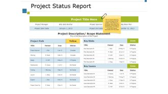 Project Status Report Ppt PowerPoint Presentation Layouts Samples