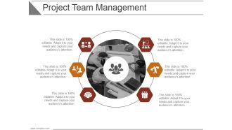 Project Team Management Ppt PowerPoint Presentation Template