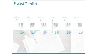 Project Timeline Ppt PowerPoint Presentation Model