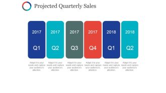 Projected Quarterly Sales Ppt PowerPoint Presentation Layouts Graphics Design